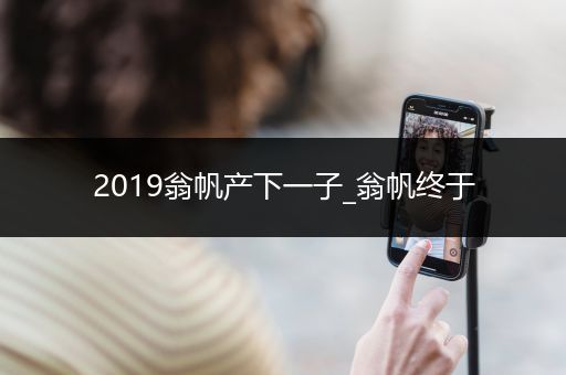 2019翁帆产下一子_翁帆终于